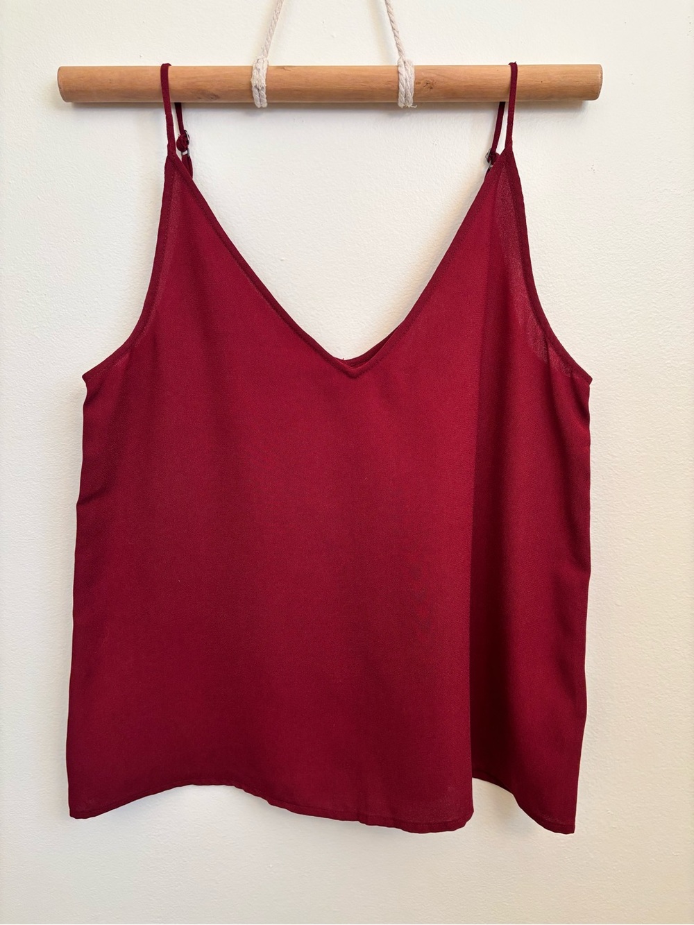 Abercrombie & Fitch Deep Red V-Neck Camisole